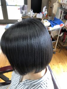 縮毛矯正した人